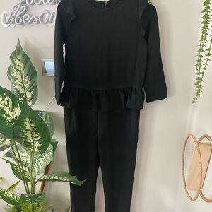 Zara Black Kids Jumpsuit